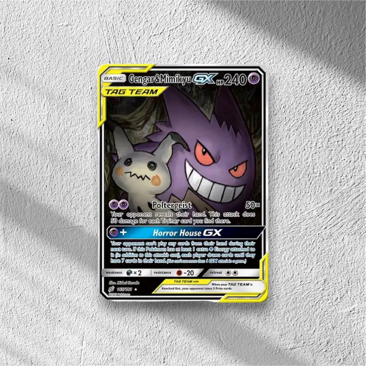 Gengar & Mimikyu GX (Alternate Full Art) Pokemon • Ultra Rare • 165 Team Up - WolfCards