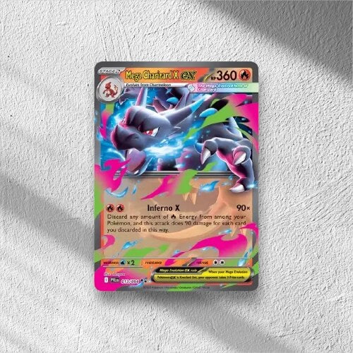 Mega Charizard X ex Phantasmal Flames Double Rare 013/094 - WolfCards