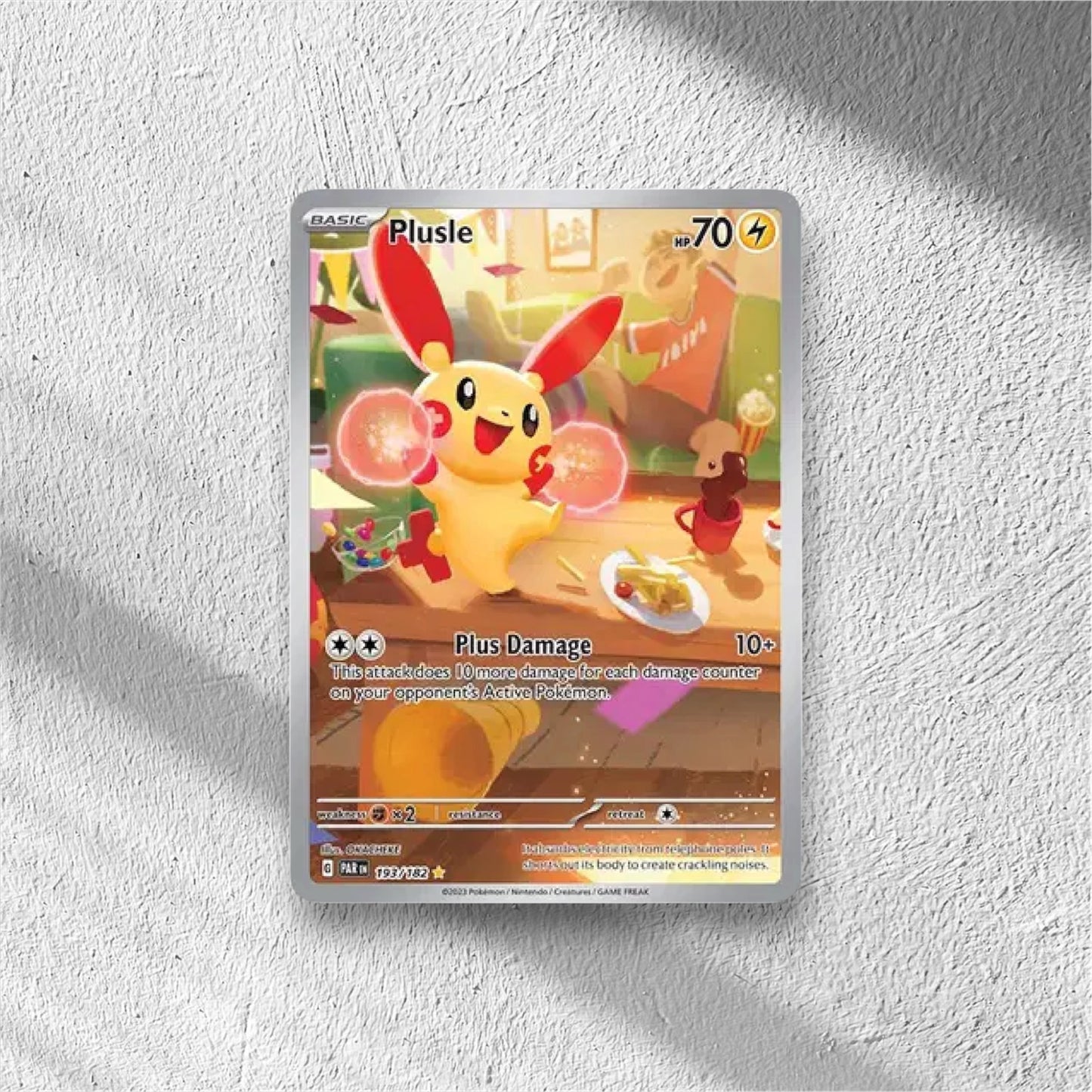 Plusle Paradox Rift Illustration Rare 193/182