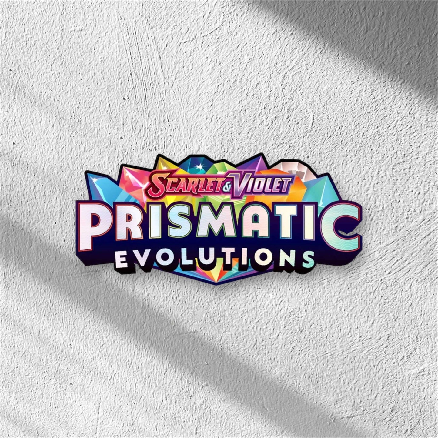 Pokemon - Scarlet And Violet - Prismatic Evolutions - Logo - WolfCards