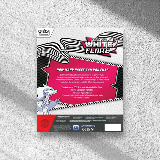 Pokemon - Scarlet And Violet - White Flare - Binder Collection - WolfCards
