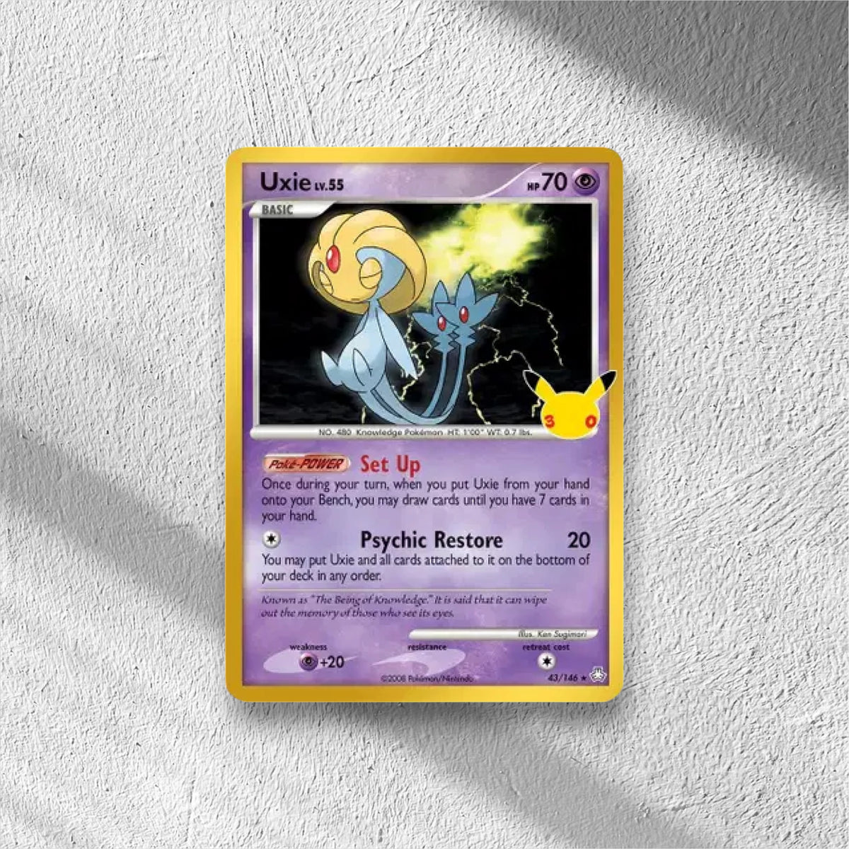 Uxie 30th Celebration Classic Collection 43/146 - WolfCards