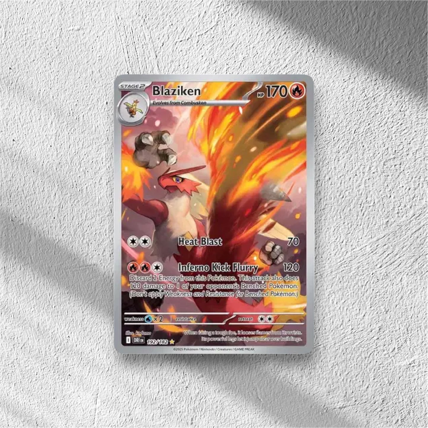 Blaziken Destined Rivals Illustration Rare 192/182 - WolfCards