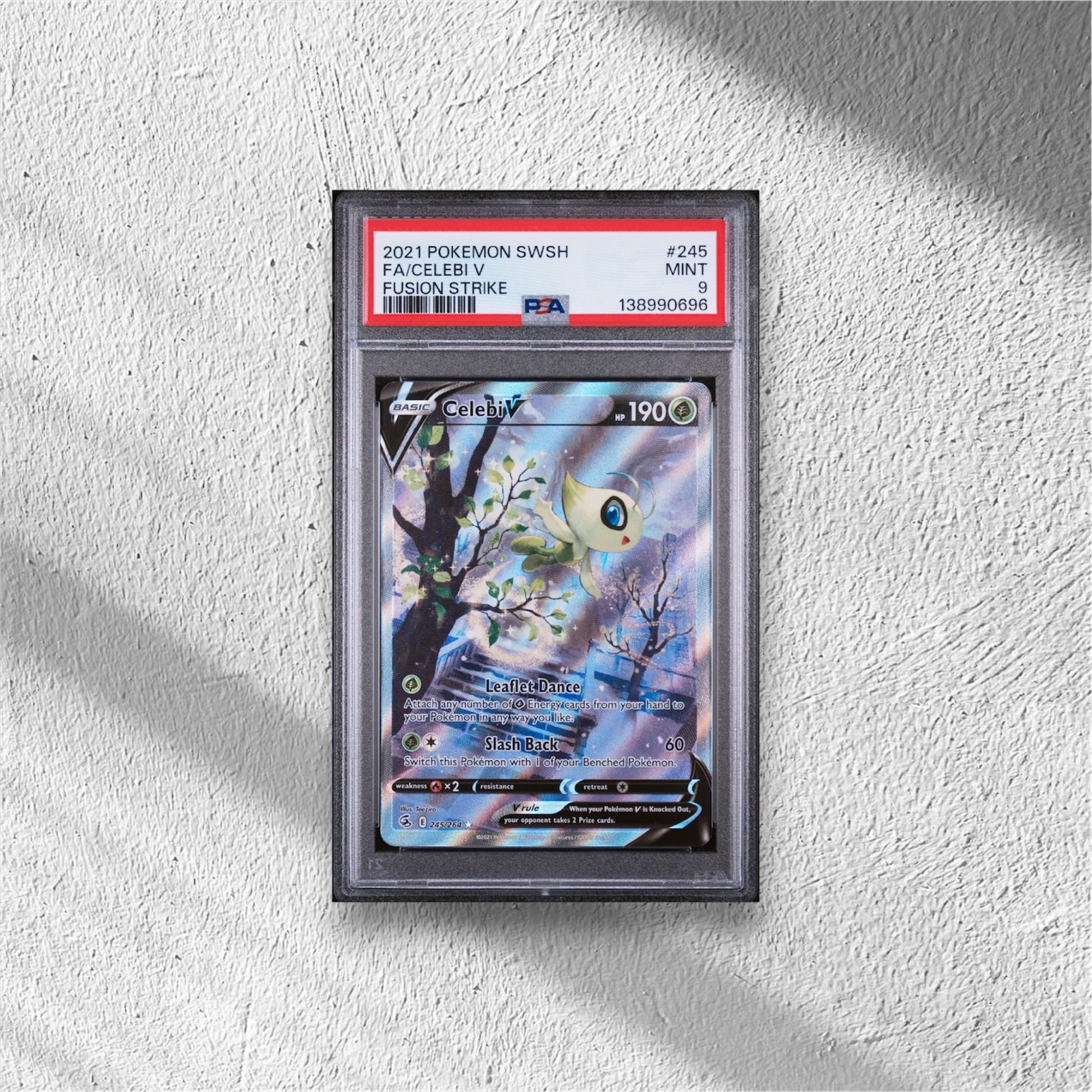 Celebi V (Alternate Full Art) Fusion Strike PSA 9 - WolfCards