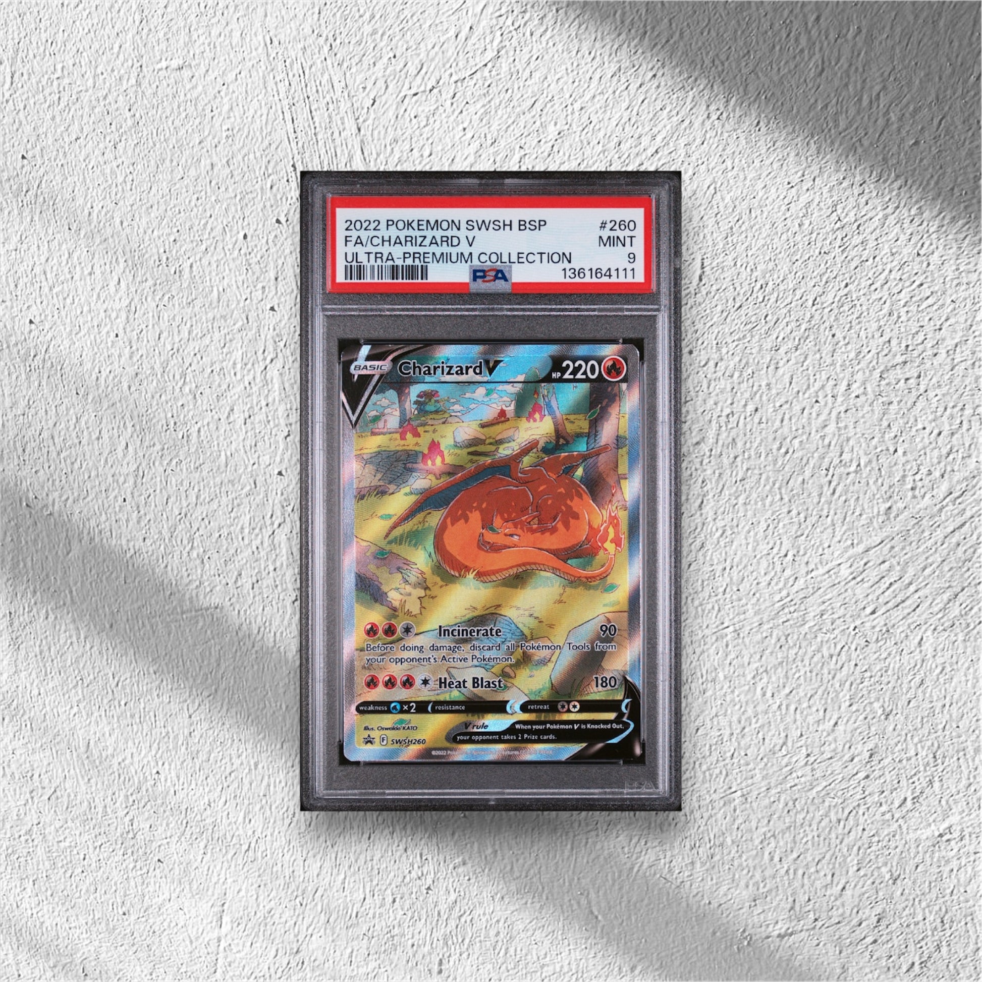 Charizard V Sword & Shield Promo PSA 9 - WolfCards