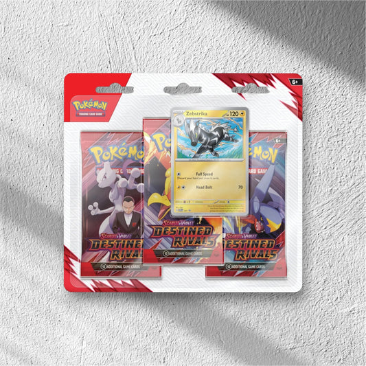 Destined Rivals 3 Pack Blister [Zebstrika] - WolfCards