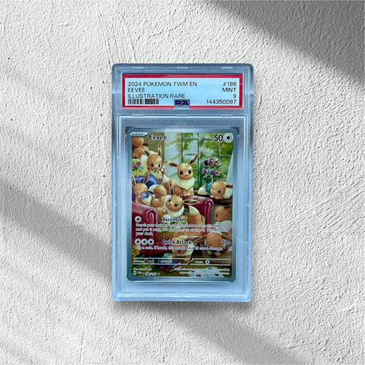 Eevee Twilight Masquerade Illustration Rare PSA 9 - WolfCards