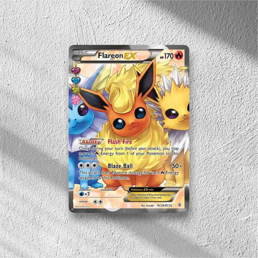 Flareon EX (Full Art) Generations: Radiant Collection Ultra Rare RC28 - WolfCards