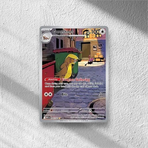 Gumshoos Mega Evolution Illustration Rare 153/132 - WolfCards