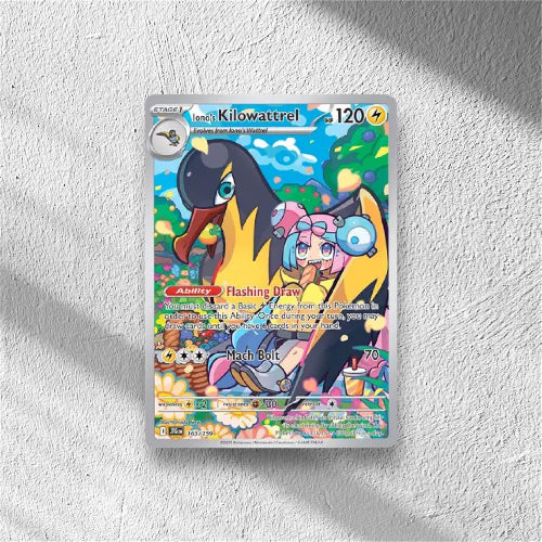 Iono's Kilowattrel Journey Together Illustration Rare 163/159 - WolfCards