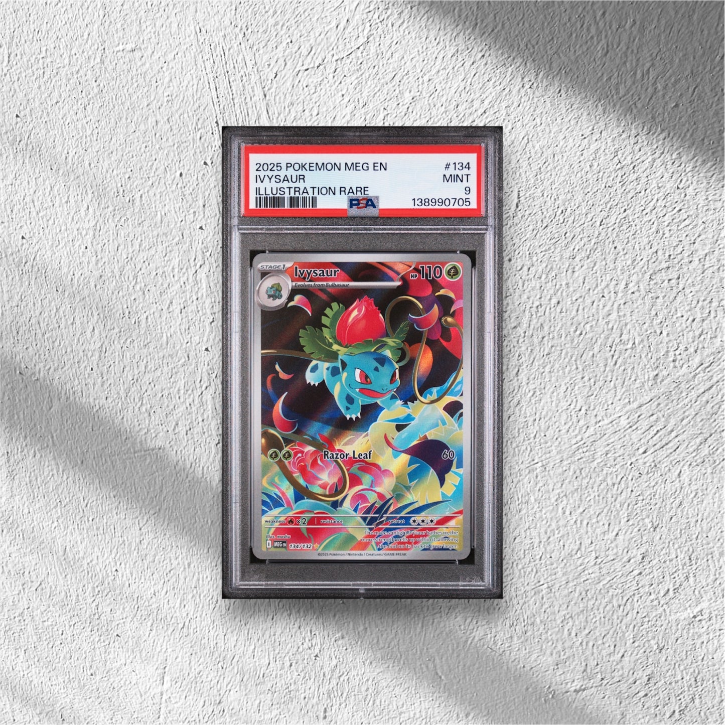 Ivysaur Mega Evolution Illustration Rare PSA 9 - WolfCards