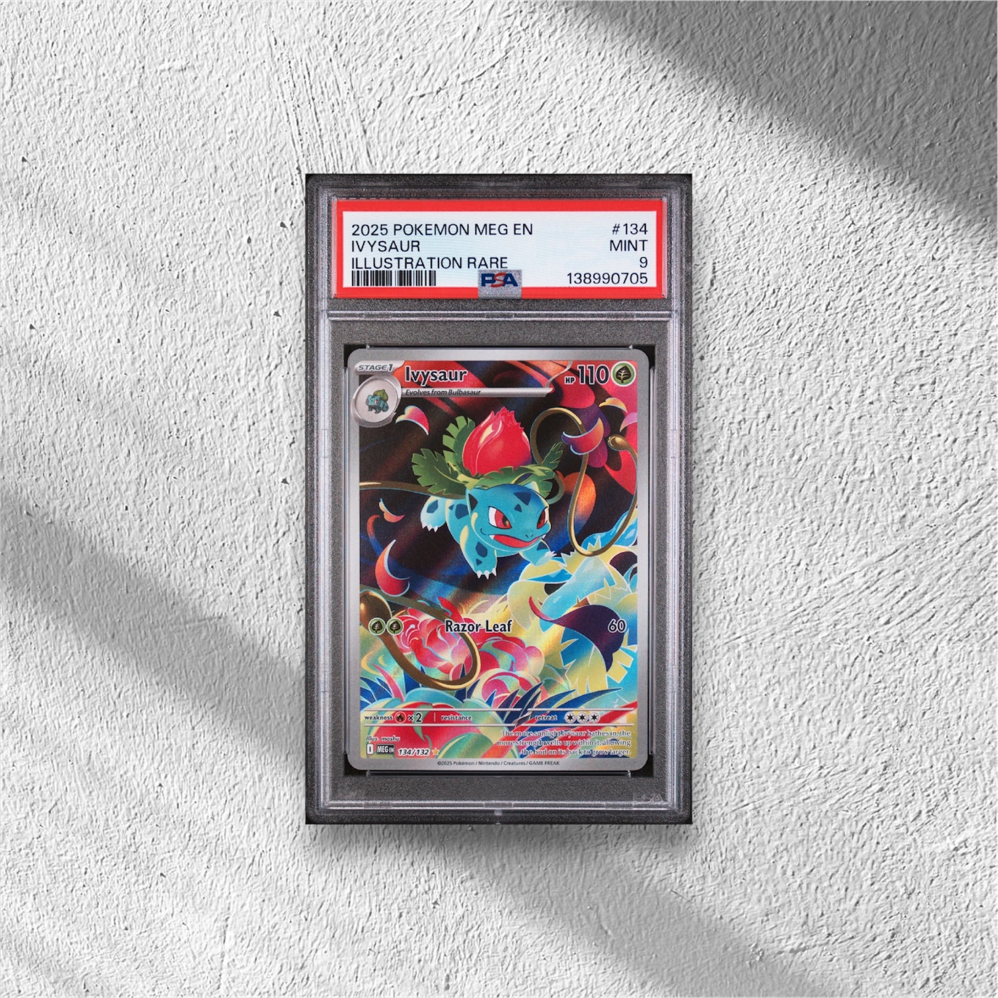 Ivysaur Mega Evolution Illustration Rare PSA 9 - WolfCards