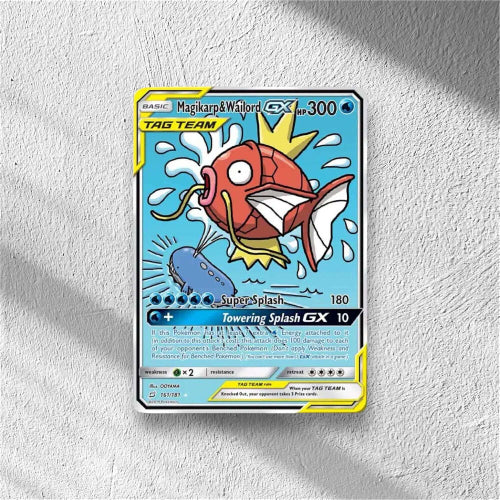 Magikarp & Wailord GX (Alternate Full Art) Pokemon • Ultra Rare • 161 Team Up - WolfCards