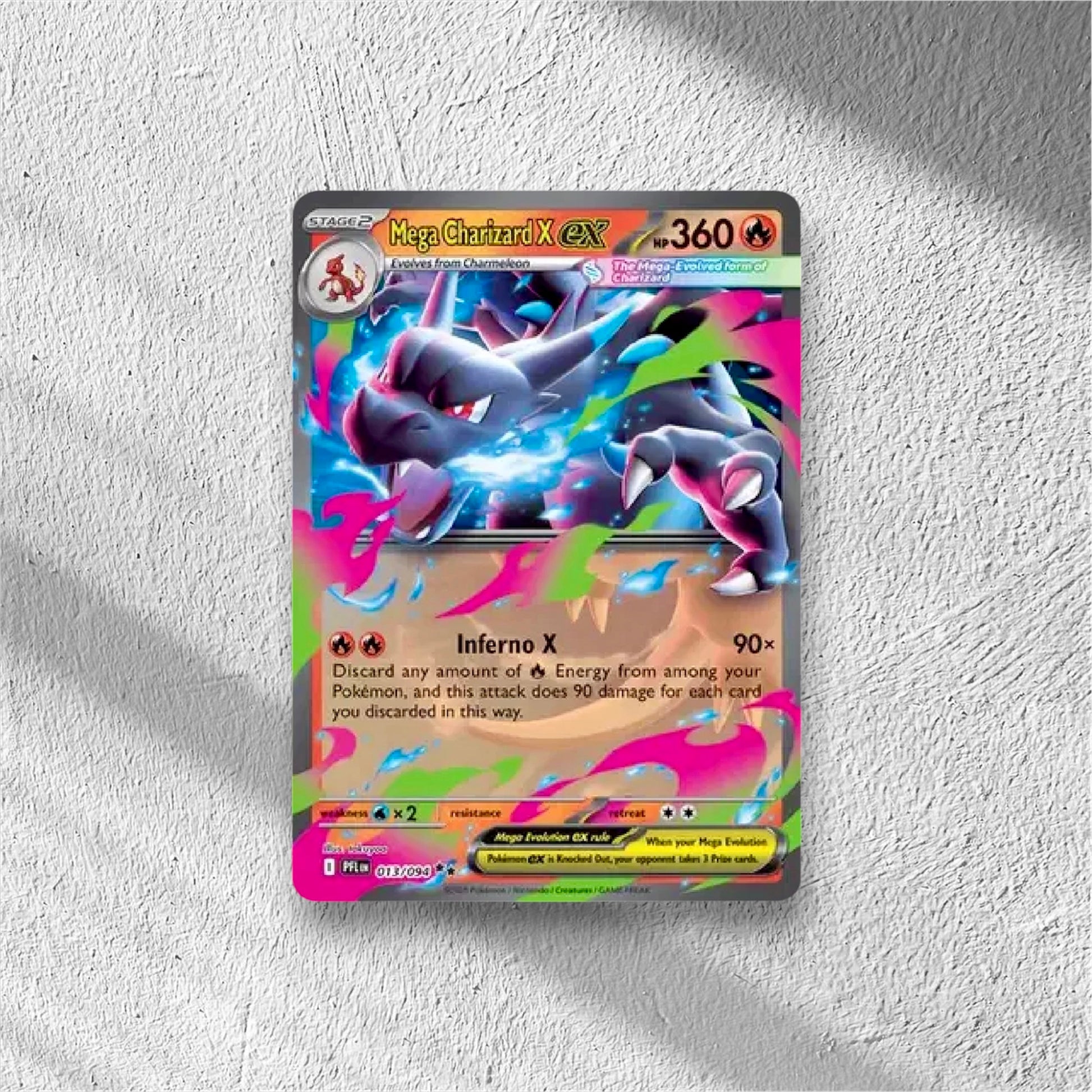 Mega Charizard X ex Phantasmal Flames Double Rare 013/094 - WolfCards