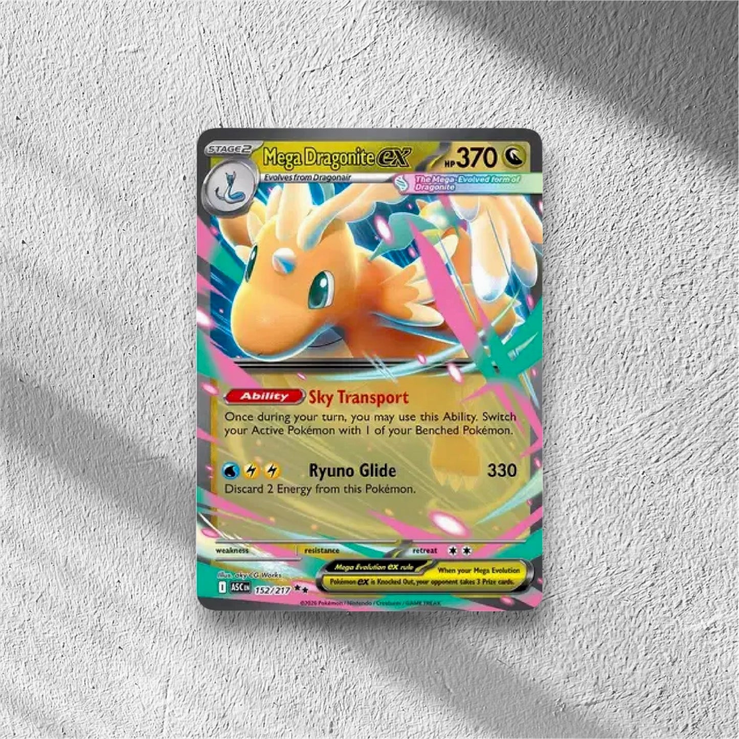 Mega Dragonite ex Ascended Heroes Double Rare 152/217 - WolfCards