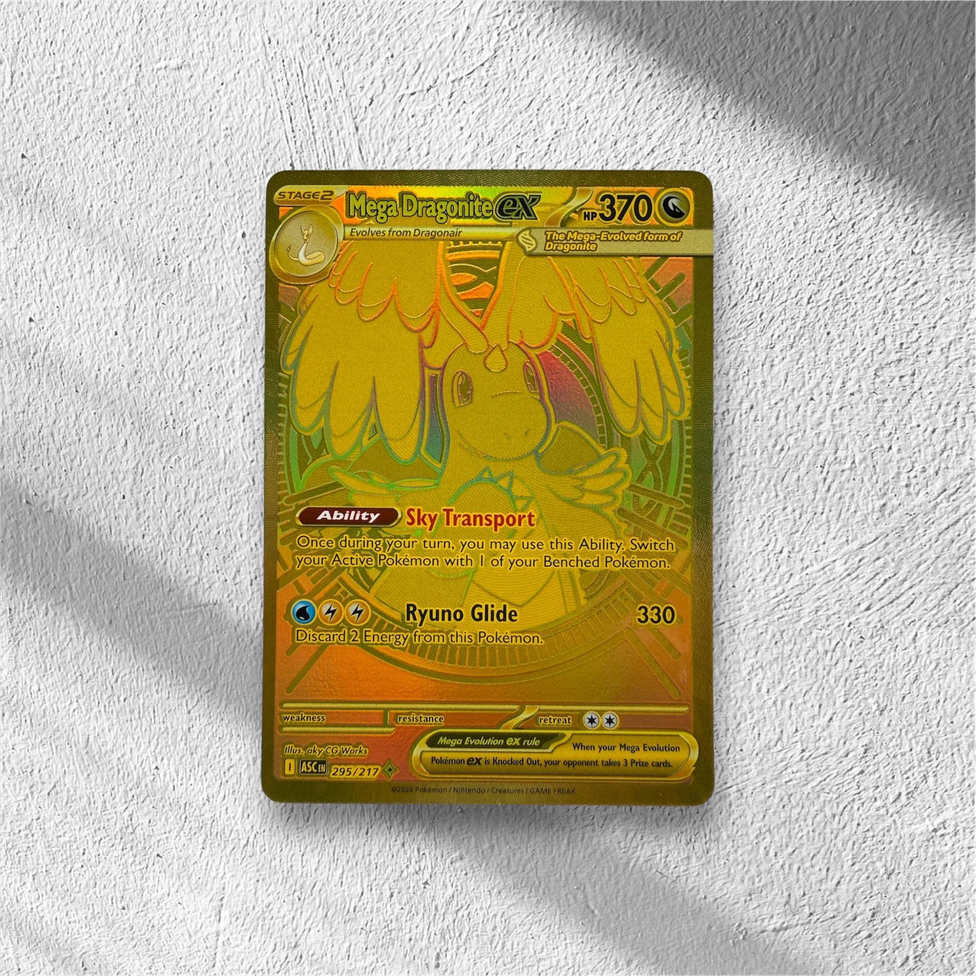 Mega Dragonite ex Ascended Heroes Mega Hyper Rare 295/217 - WolfCards