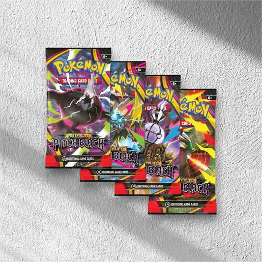 Mega Evolution-Pitch Black Booster Bundle (6 Packs) - WolfCards