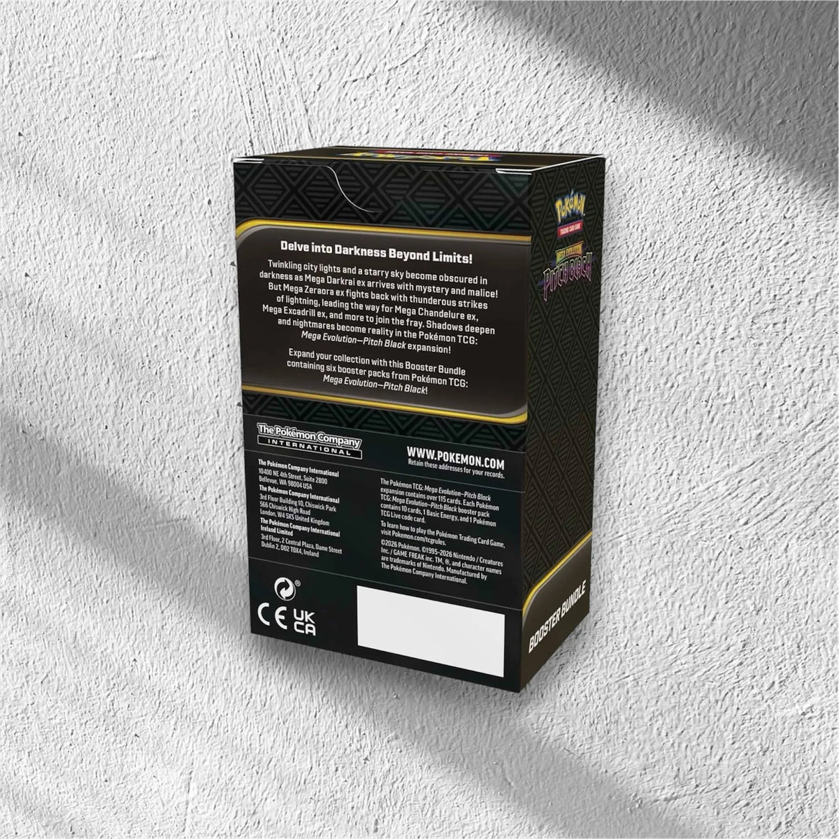 Mega Evolution-Pitch Black Booster Bundle (6 Packs) - WolfCards