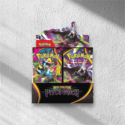 Mega Evolution-Pitch Black Booster Display Box (36 Packs) - WolfCards