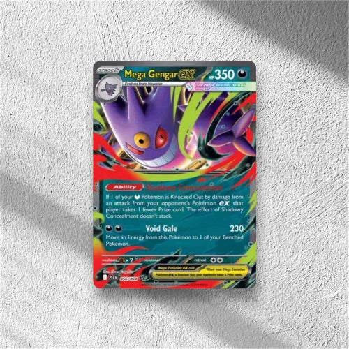 Mega Gengar ex Pokemon • Double Rare • 056/094 Phantasmal Flames - WolfCards