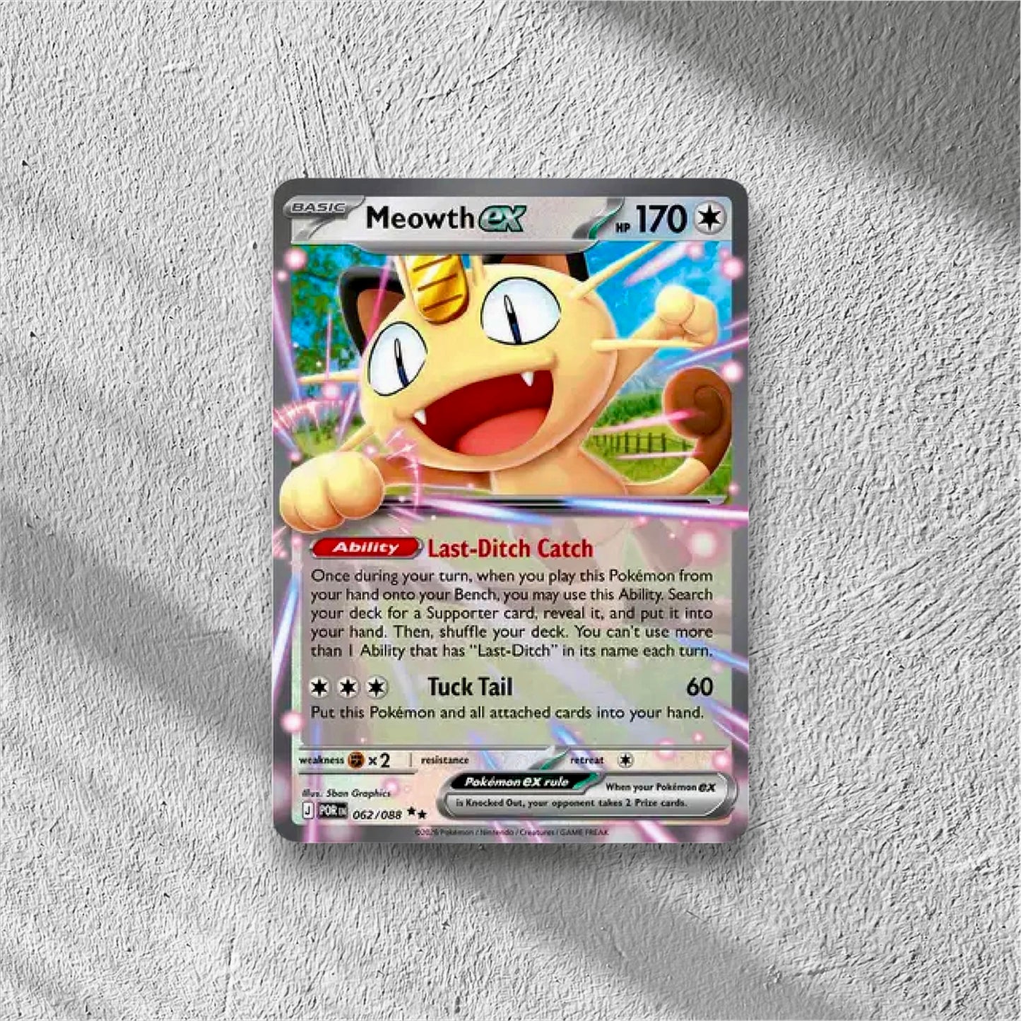 Meowth ex Perfect Order Double Rare 062/088 - WolfCards