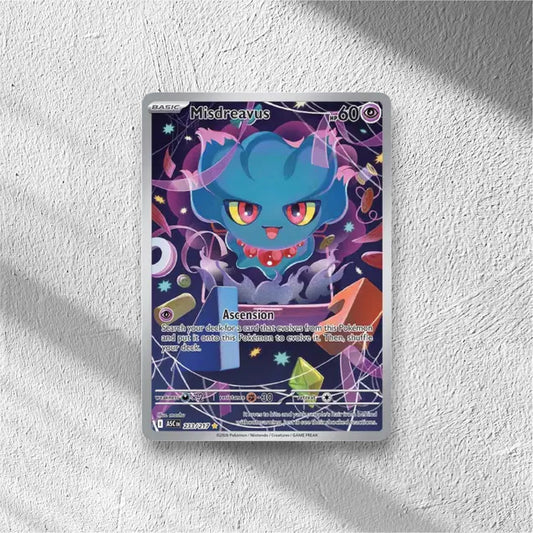 Misdreavus Ascended Heroes Illustration Rare 233/217 - WolfCards