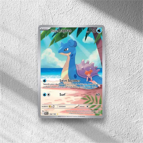 Misty's Lapras Destined Rivals Illustration Rare 194/182 - WolfCards