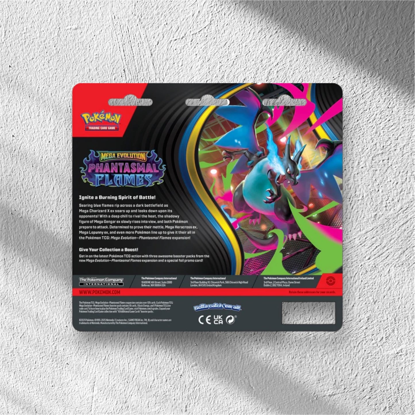 POKEMON - MEGA EVOLUTION - PHANTASMAL FLAMES - 3 PACK BLISTER - WEAVILE