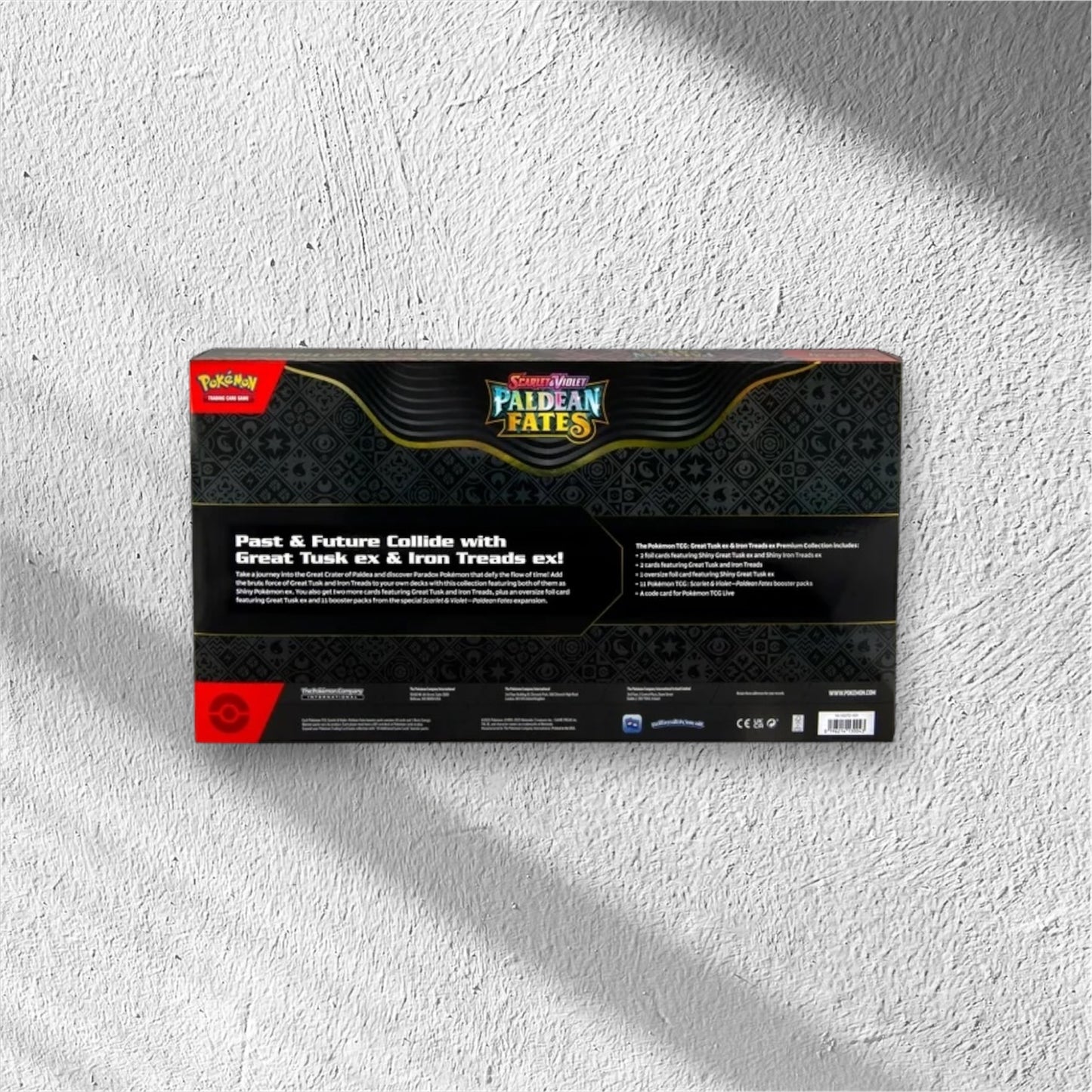 Pokemon TCG: Paldean Fates Great Tusk ex & Iron Threads ex Premium Collection