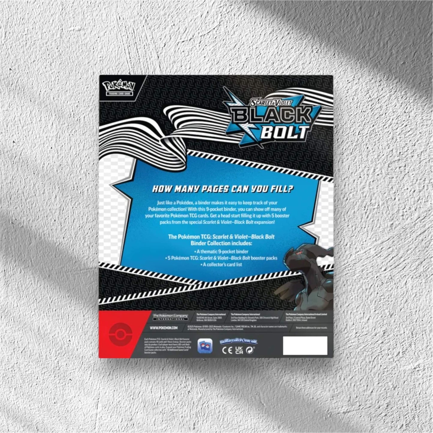 Pokemon - Scarlet And Violet - Black Bolt - Binder Collection