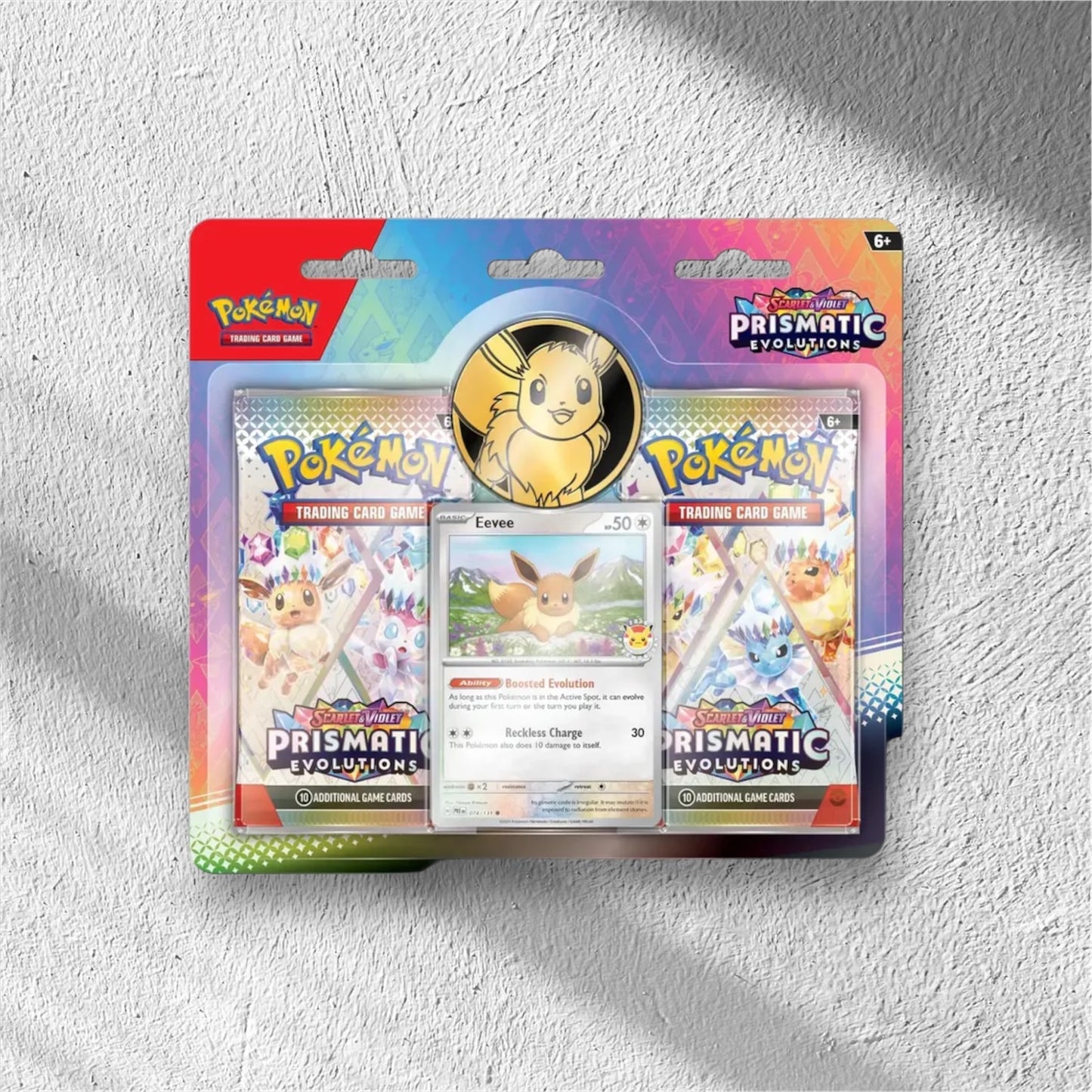 POKEMON - SCARLET AND VIOLET - PRISMATIC EVOLUTIONS - 2 PACK BLISTER - EEVEE