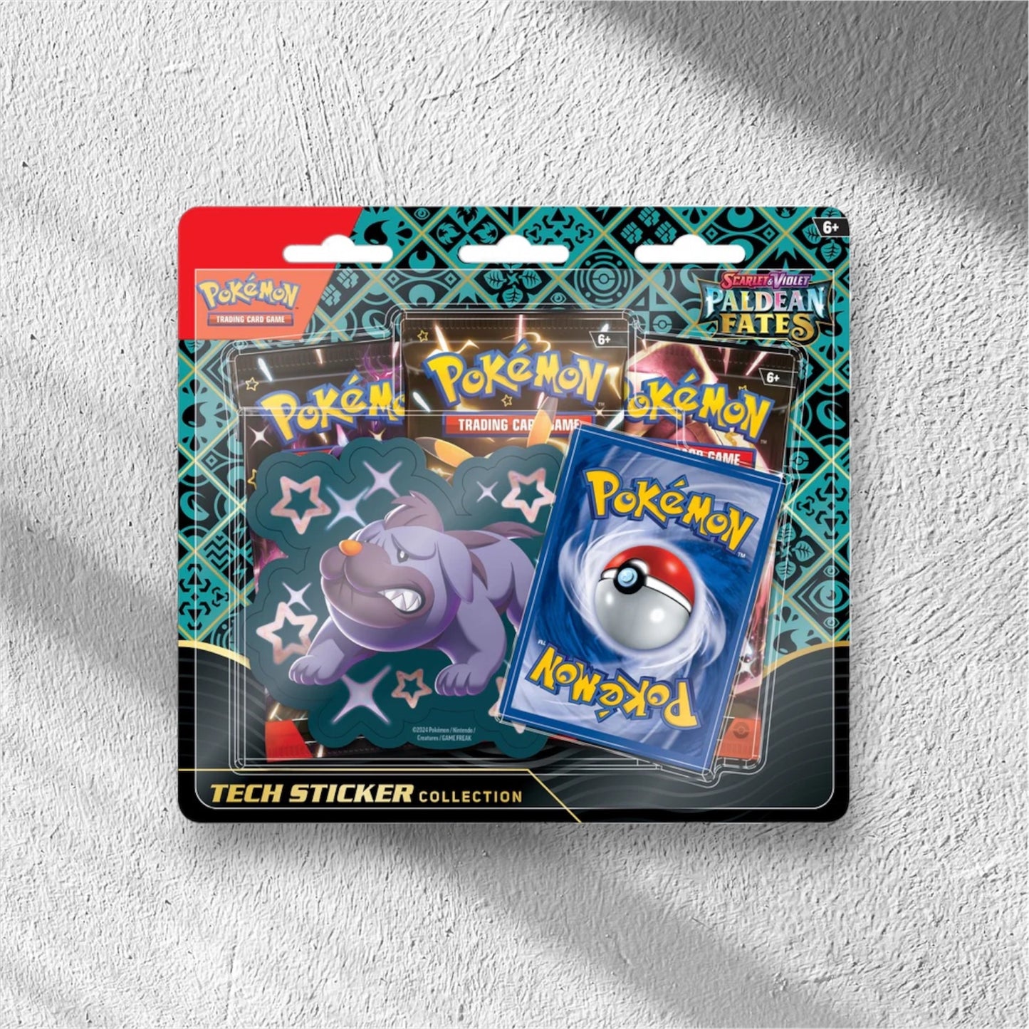 POKEMON - SCARLET AND VIOLET - PALDEAN FATES - TECH STICKER COLLECTION - MASCHIFF