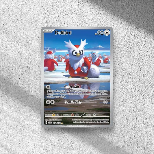 Delibird Pokemon • Shiny Rare • 152/132 Mega Evolution