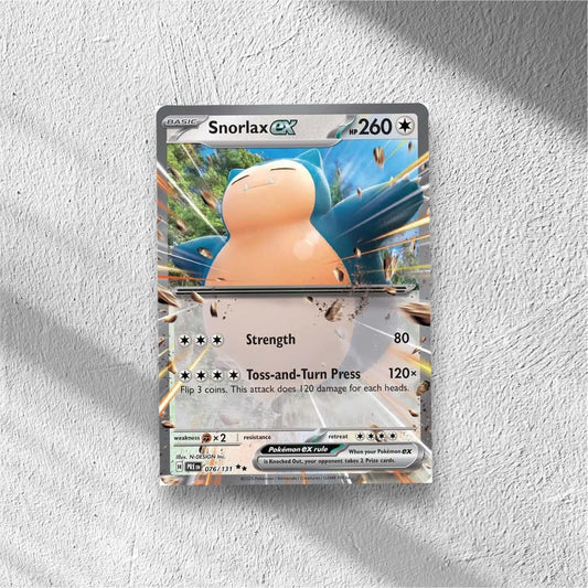 Snorlax ex Pokemon • Double Rare • 076/131 Prismatic Evolutions