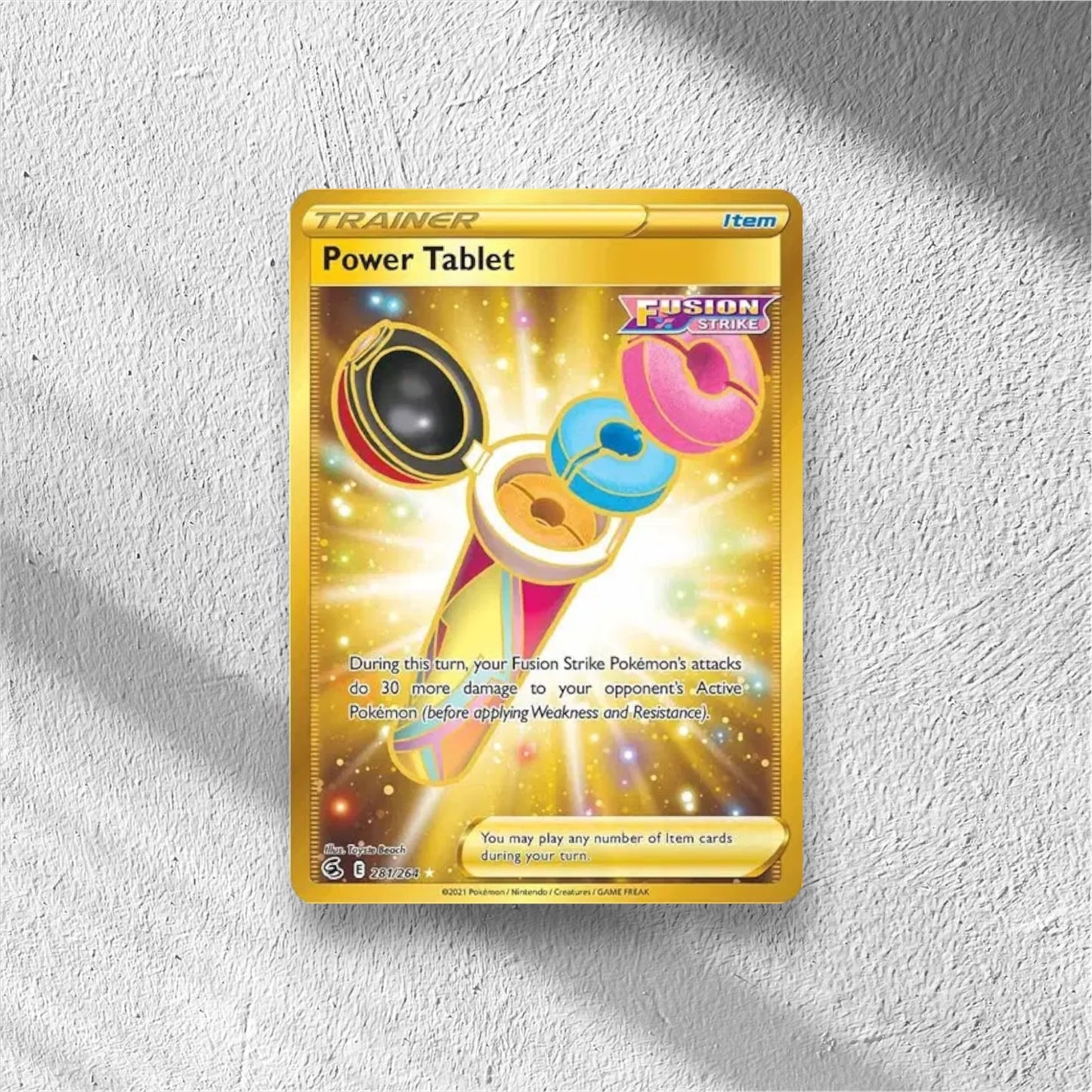 Power Tablet (Secret) Pokemon • Secret Rare • 281/264 Fusion Strike