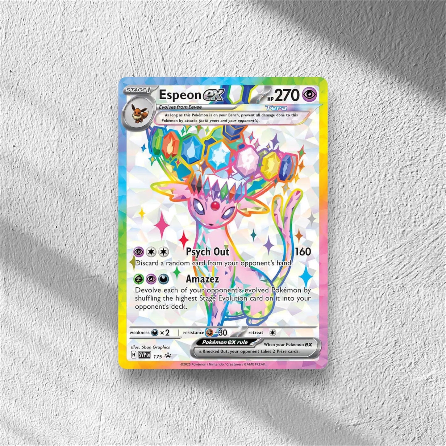 Espeon ex - 175 Pokemon • Promo • SVP 175 Scarlet & Violet Promo