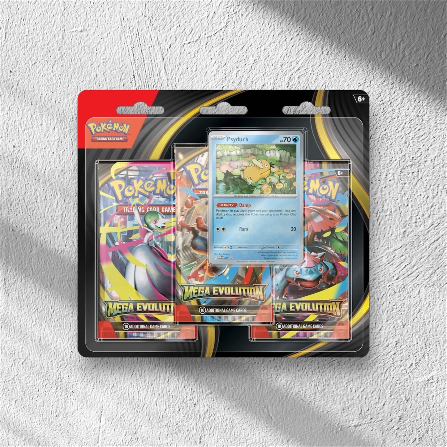 POKEMON - MEGA EVOLUTION - BASE SET - 3 PACK BLISTER - PSYDUCK