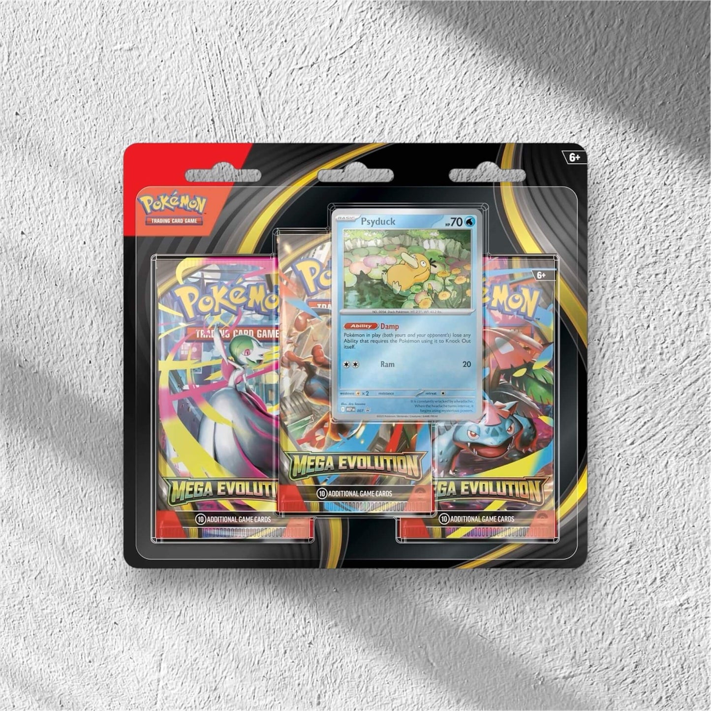 Pokemon - Mega Evolution - Base Set - 3 Pack Blister - Psyduck