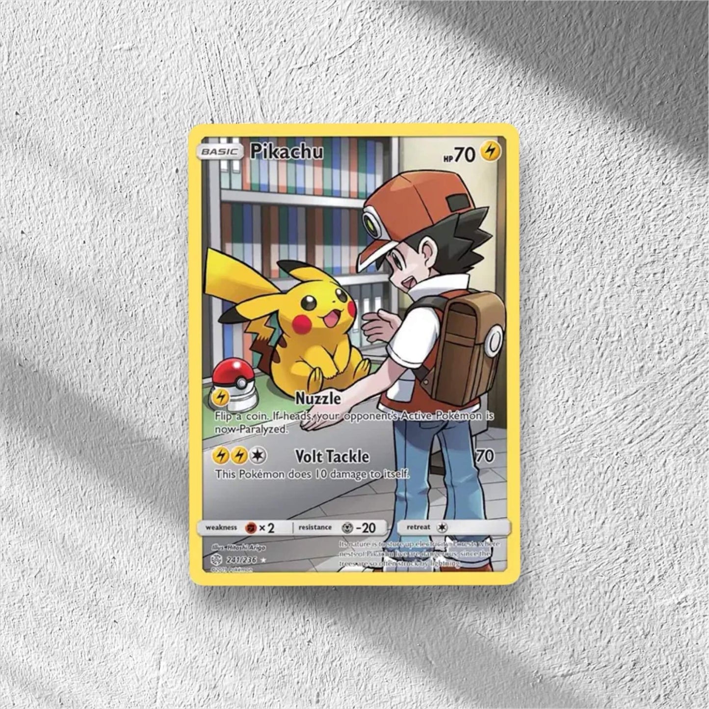 Pikachu (Secret) Pokemon • Secret Rare • 241/236 Cosmic Eclipse