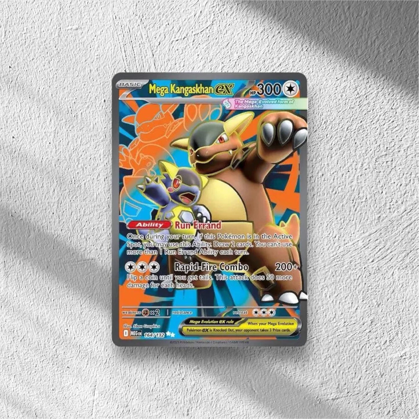 Mega Kangaskhan ex Pokemon • Ultra Rare • 164/132 Mega Evolution