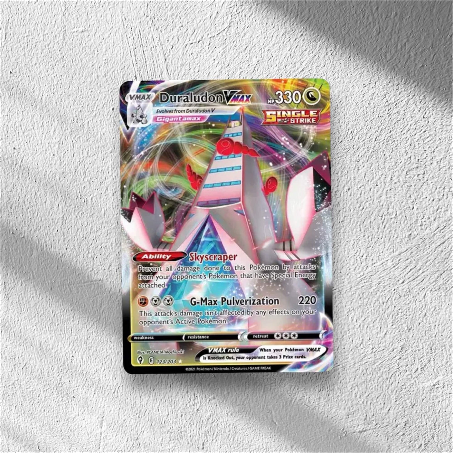 Duraludon VMAX Ultra Rare 123/203 Evolving Skies