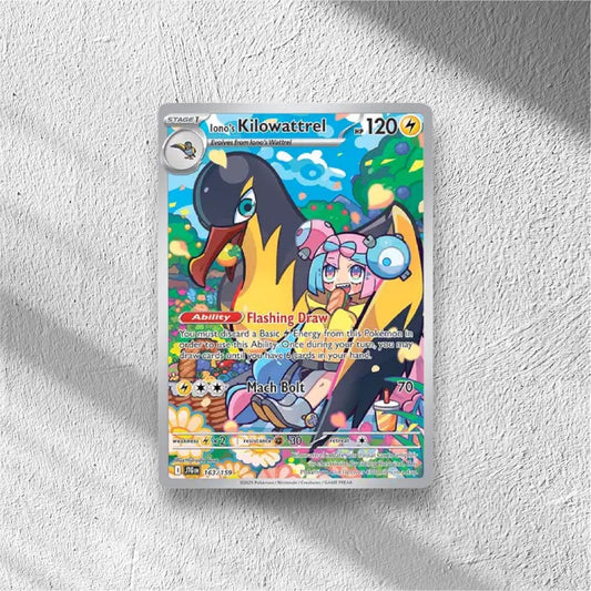 Iono's Kilowattrel Journey Together Illustration Rare 163/159