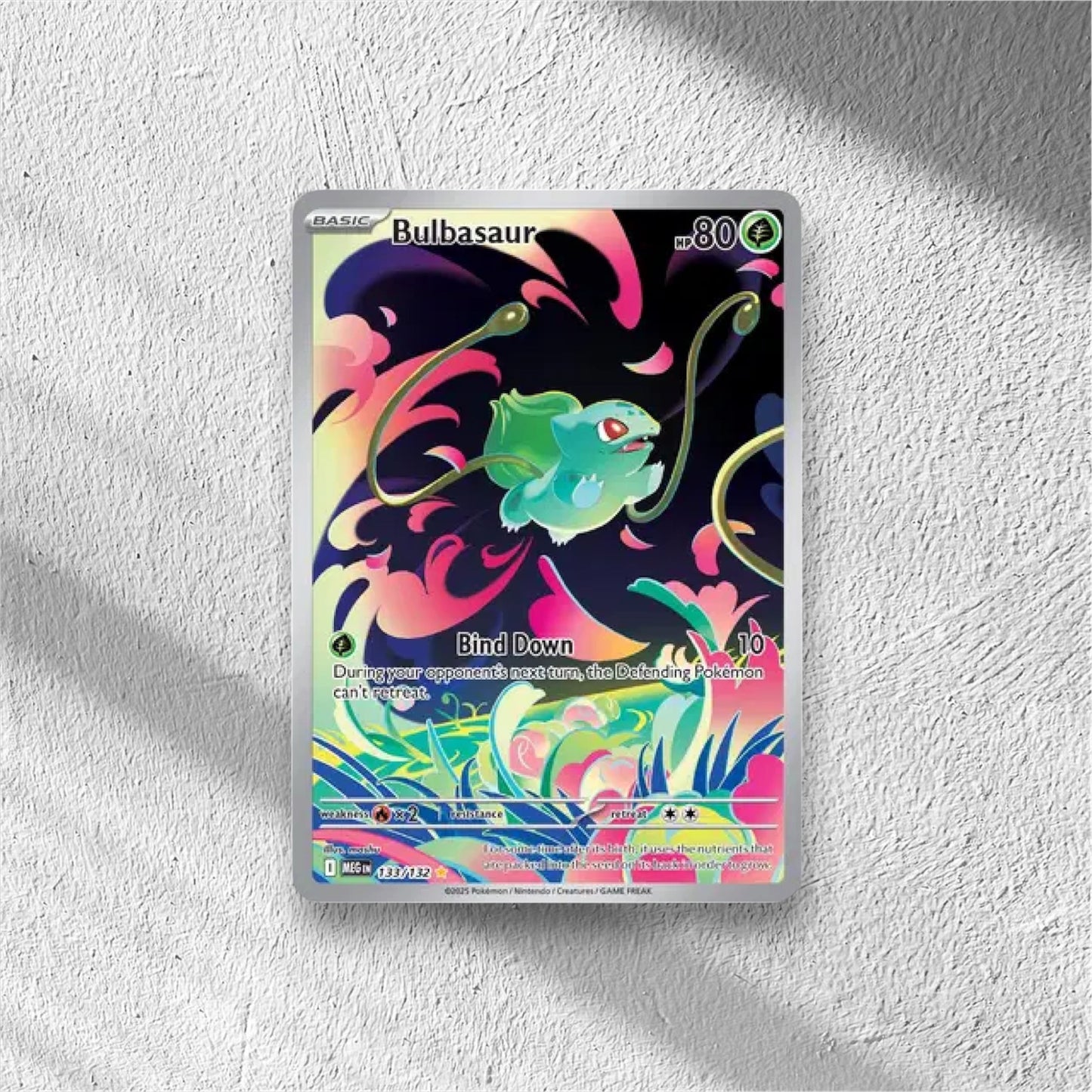 Bulbasaur Mega Evolution Illustration Rare 133/132