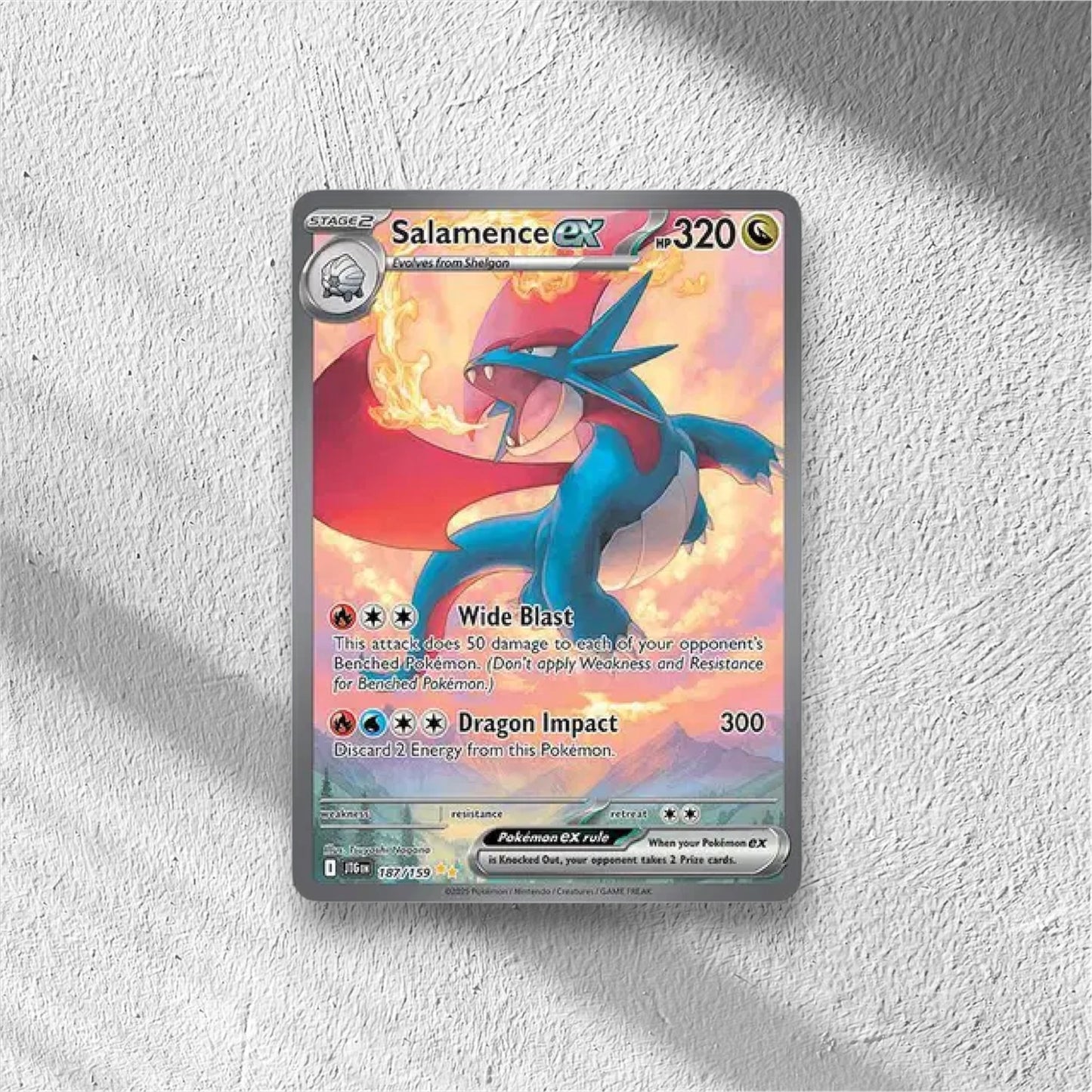 Salamence ex Journey Together Special Illustration Rare 187/159