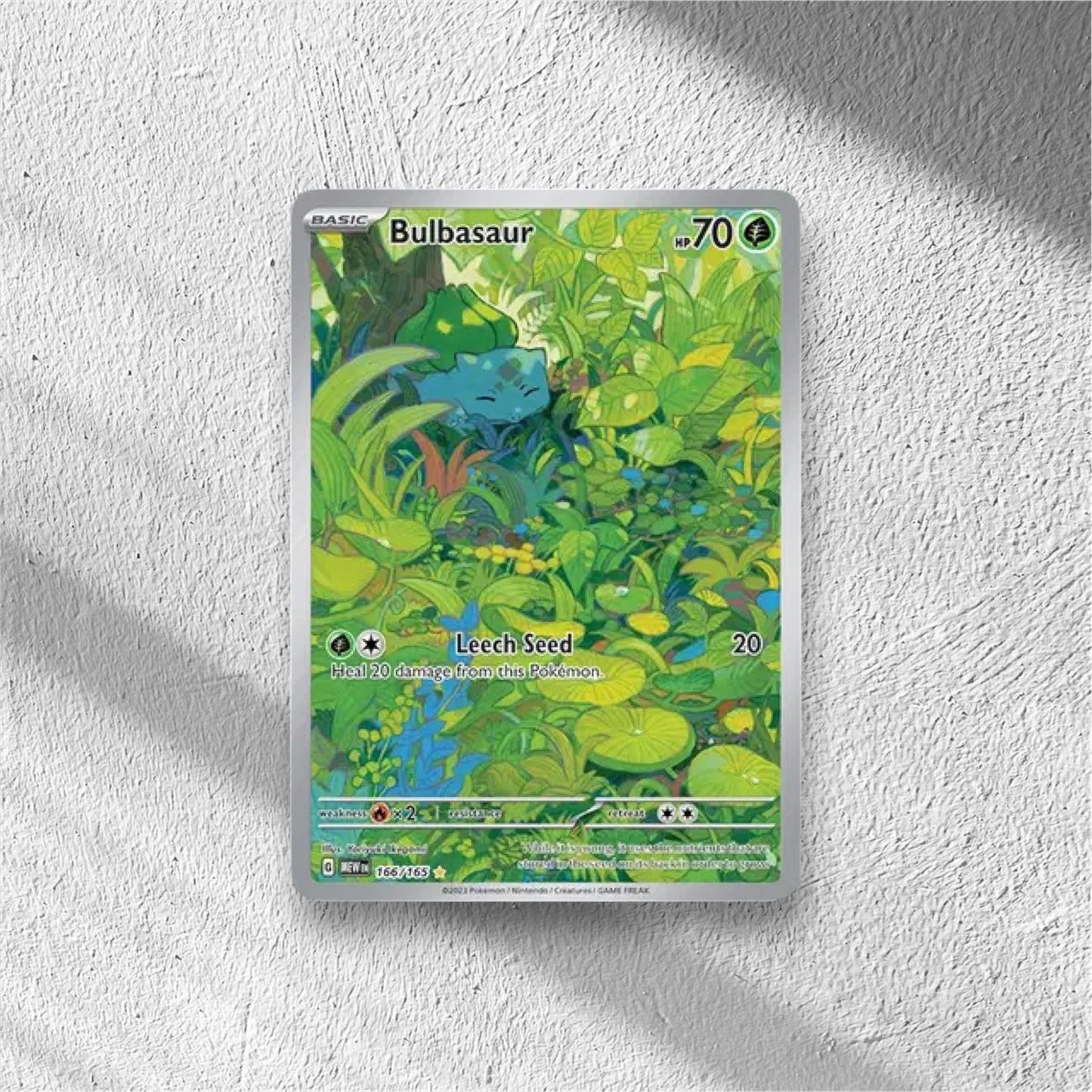 Bulbasaur SV: 151 Illustration Rare 166/165
