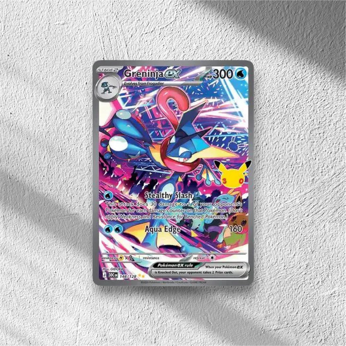 Greninja ex 30th Celebration Special Illustration Rare 148/128