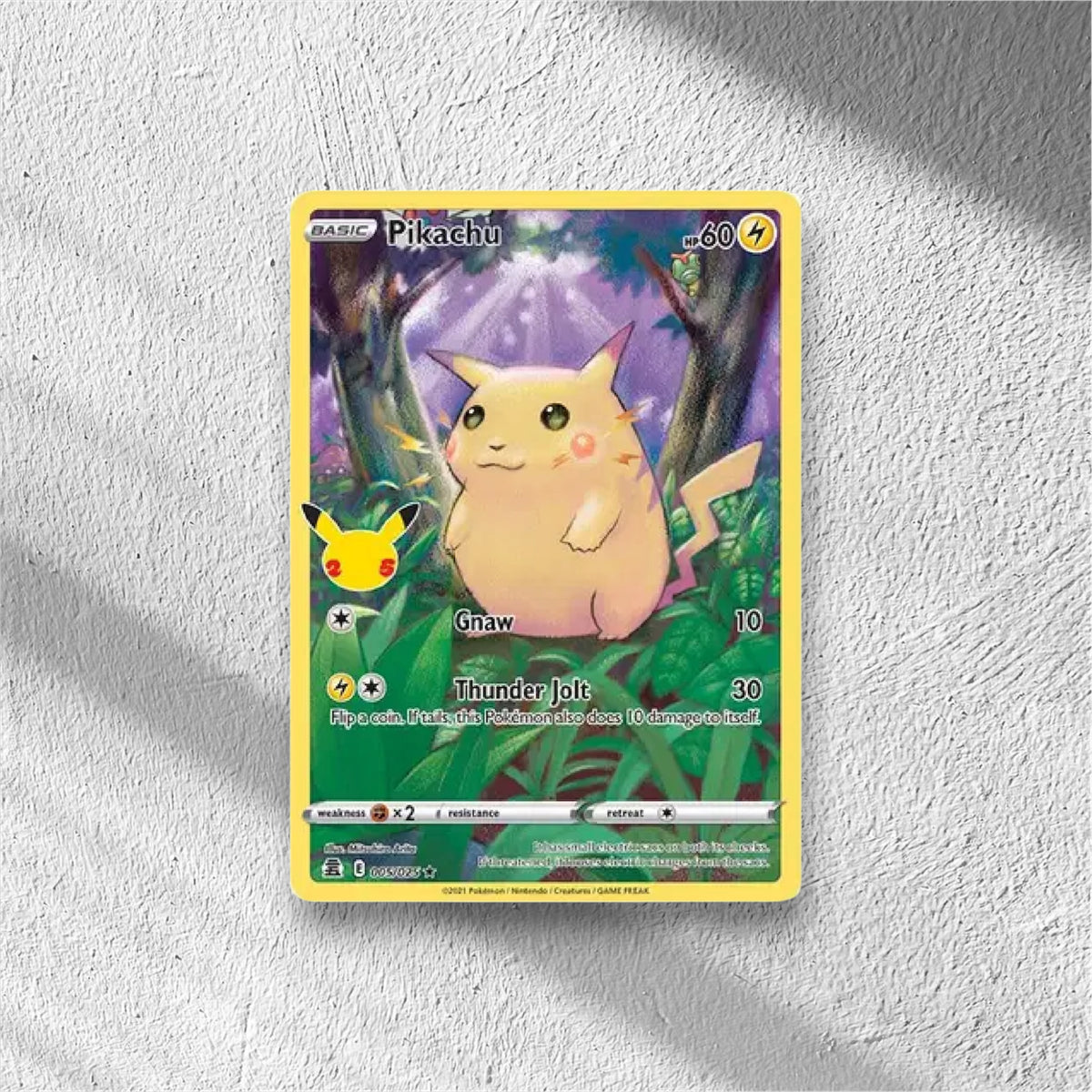 Pikachu Celebrations Holo Rare 005/025 - WolfCards