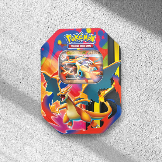 Pokemon - Mega Charizard Tin - Mega Charizard Y Ex - WolfCards