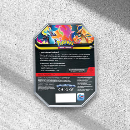 Pokemon - Mega Charizard Tin - Mega Charizard Y Ex - WolfCards