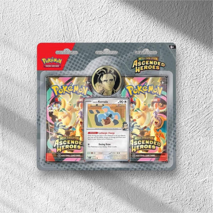 Pokemon - Mega Evolution - Ascended Heroes 2 Pack Blister - Larry's Komala - WolfCards